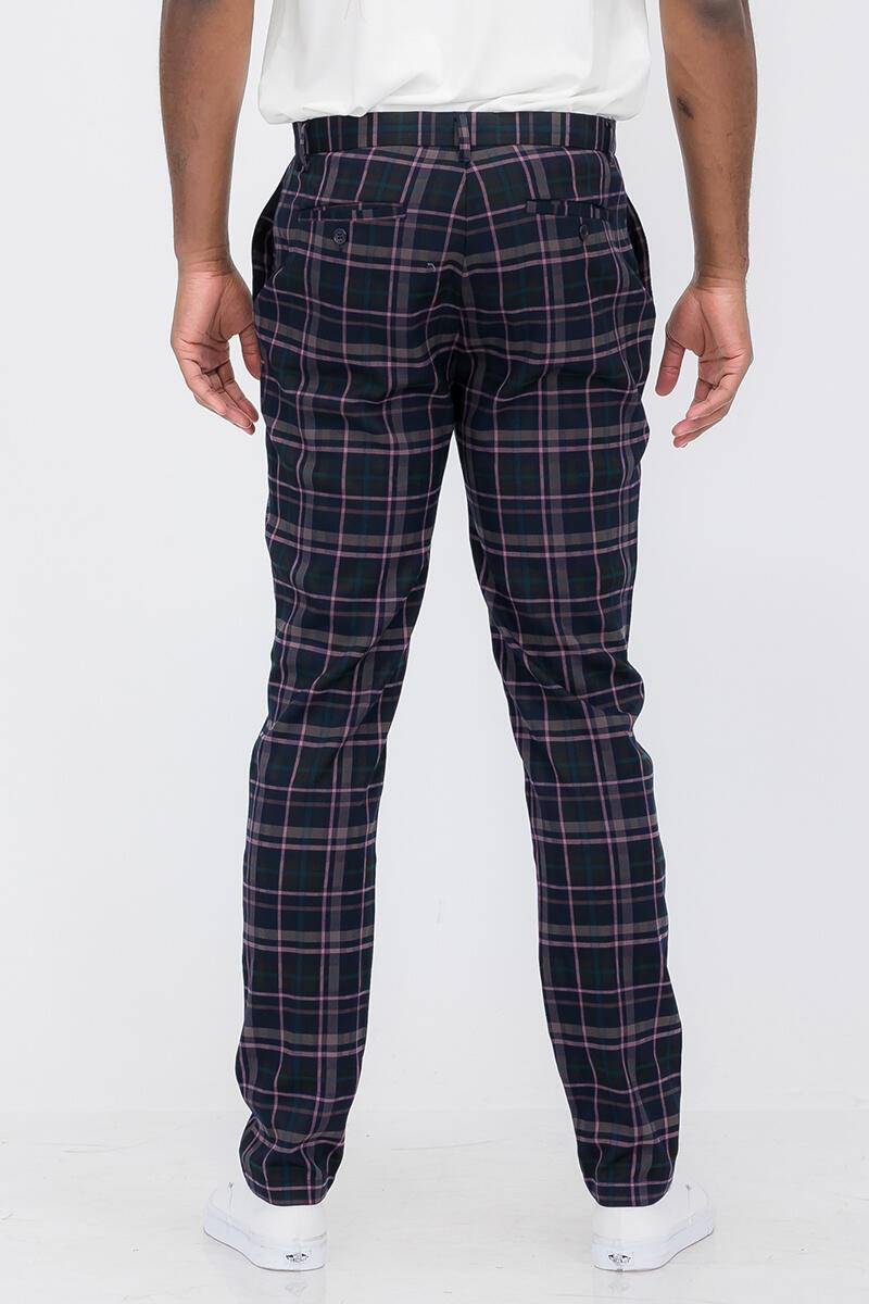Men's Finn Plaid Trousers