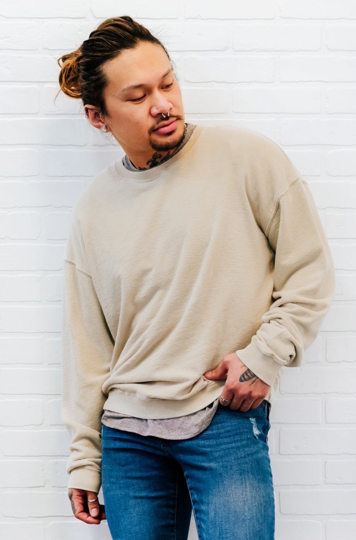 Tyler Pullover Crew Neck Sweatshirt