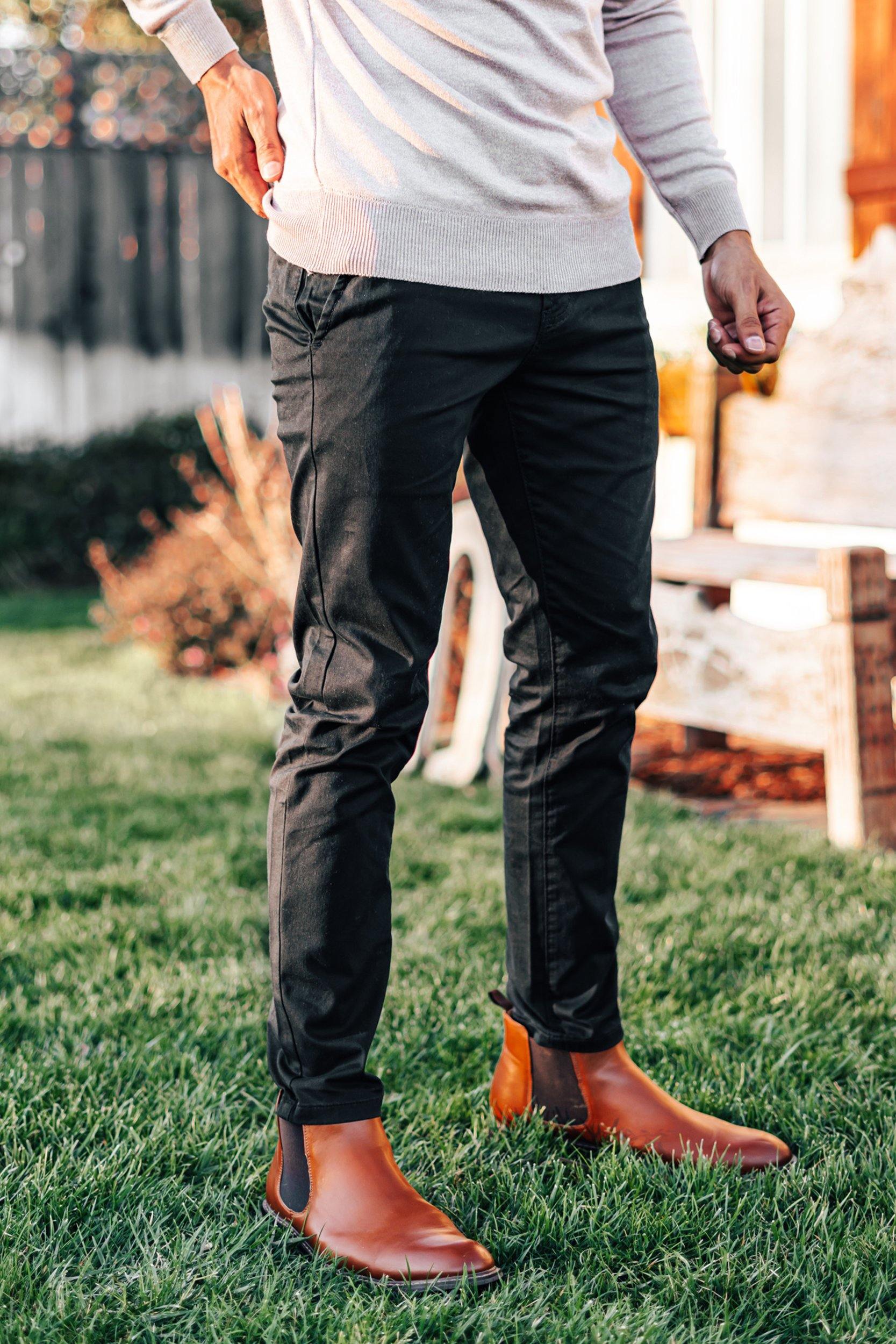 Everyday Chinos in Black