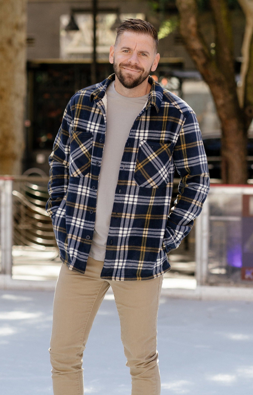 Plaid Flannel Button Down Shacket- LAST ONE