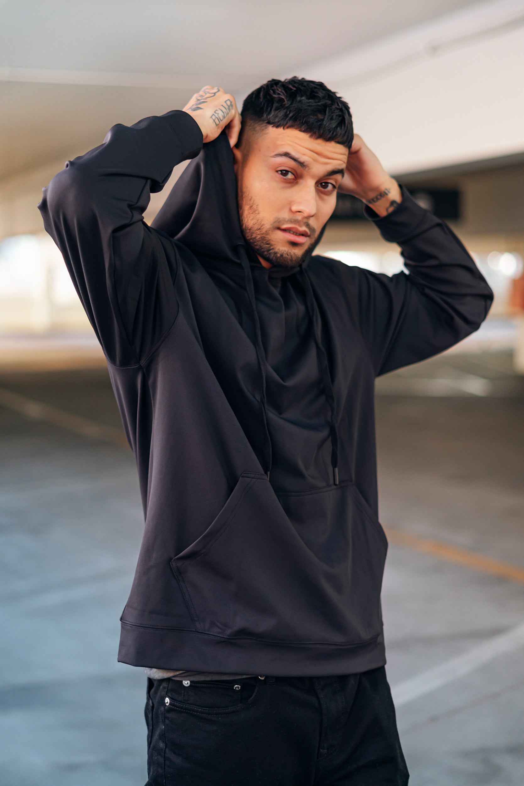 Pullover Hoodie Long Sleeve with Kangaroo Pocket