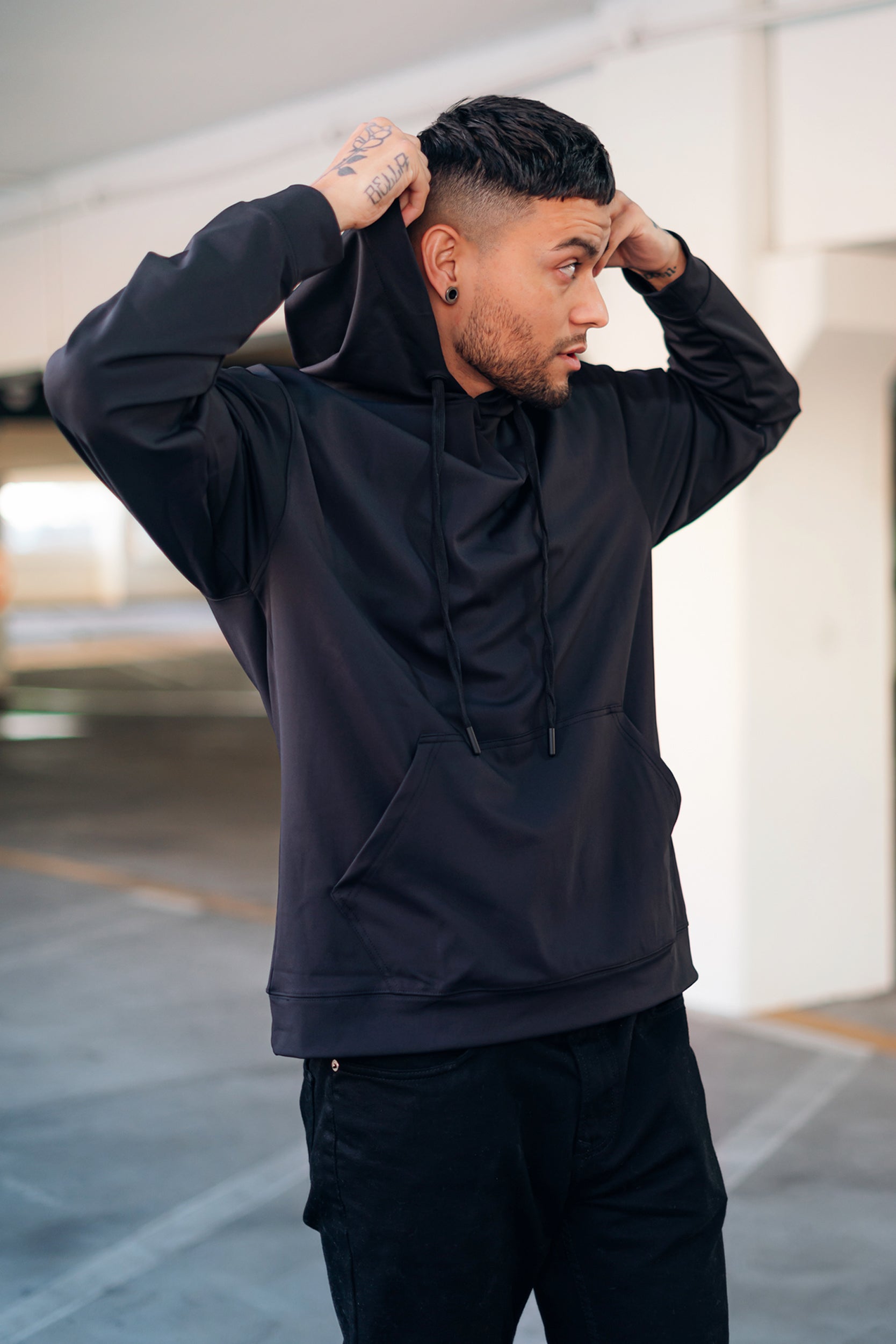 Pullover Hoodie Long Sleeve with Kangaroo Pocket