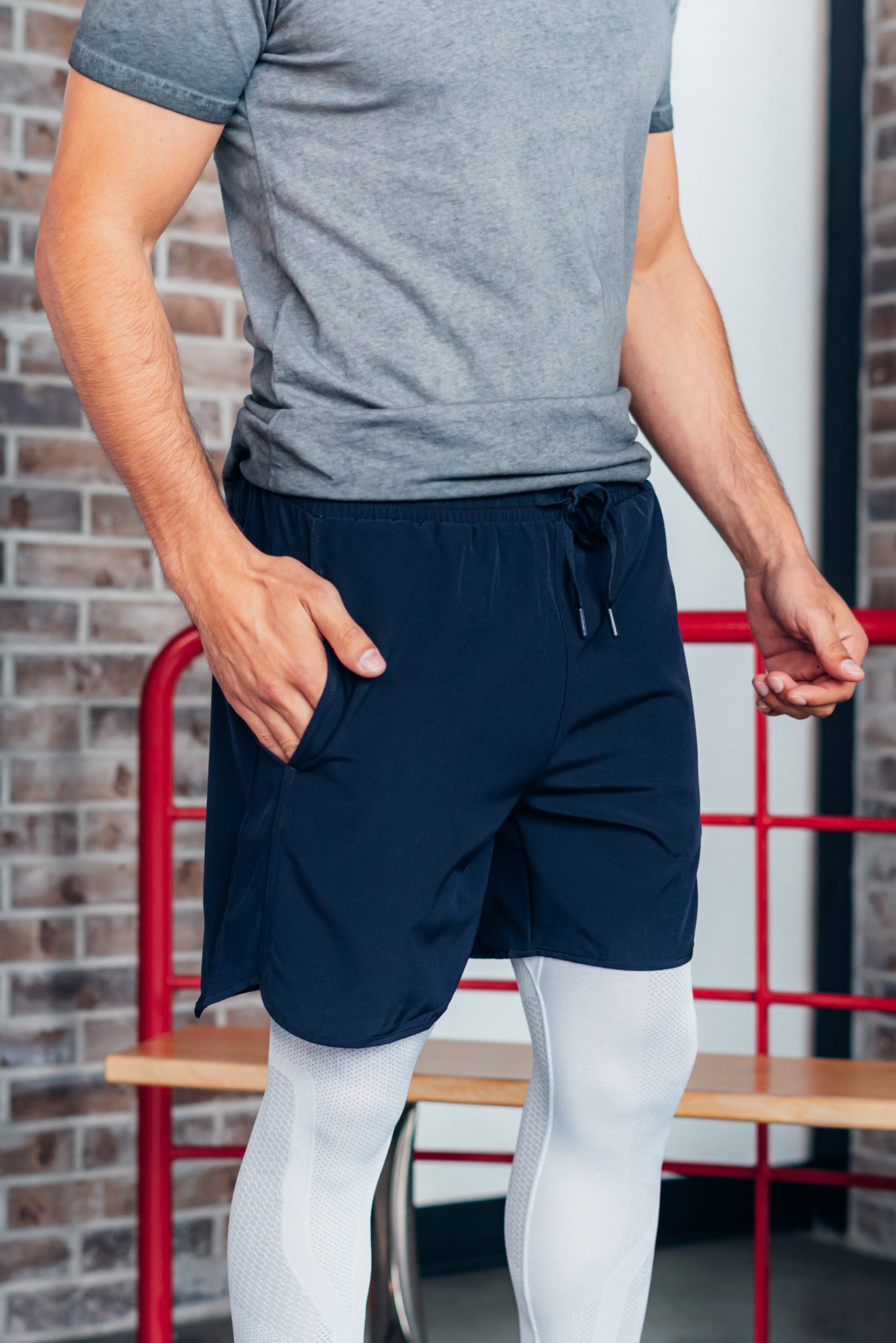 Men's 2 in 1 Athletic Training Pants