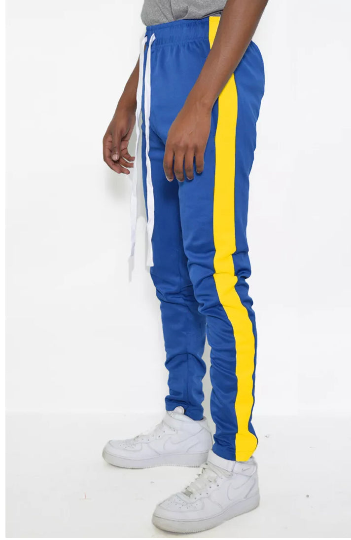 Warriors Colors Striped Track Joggers