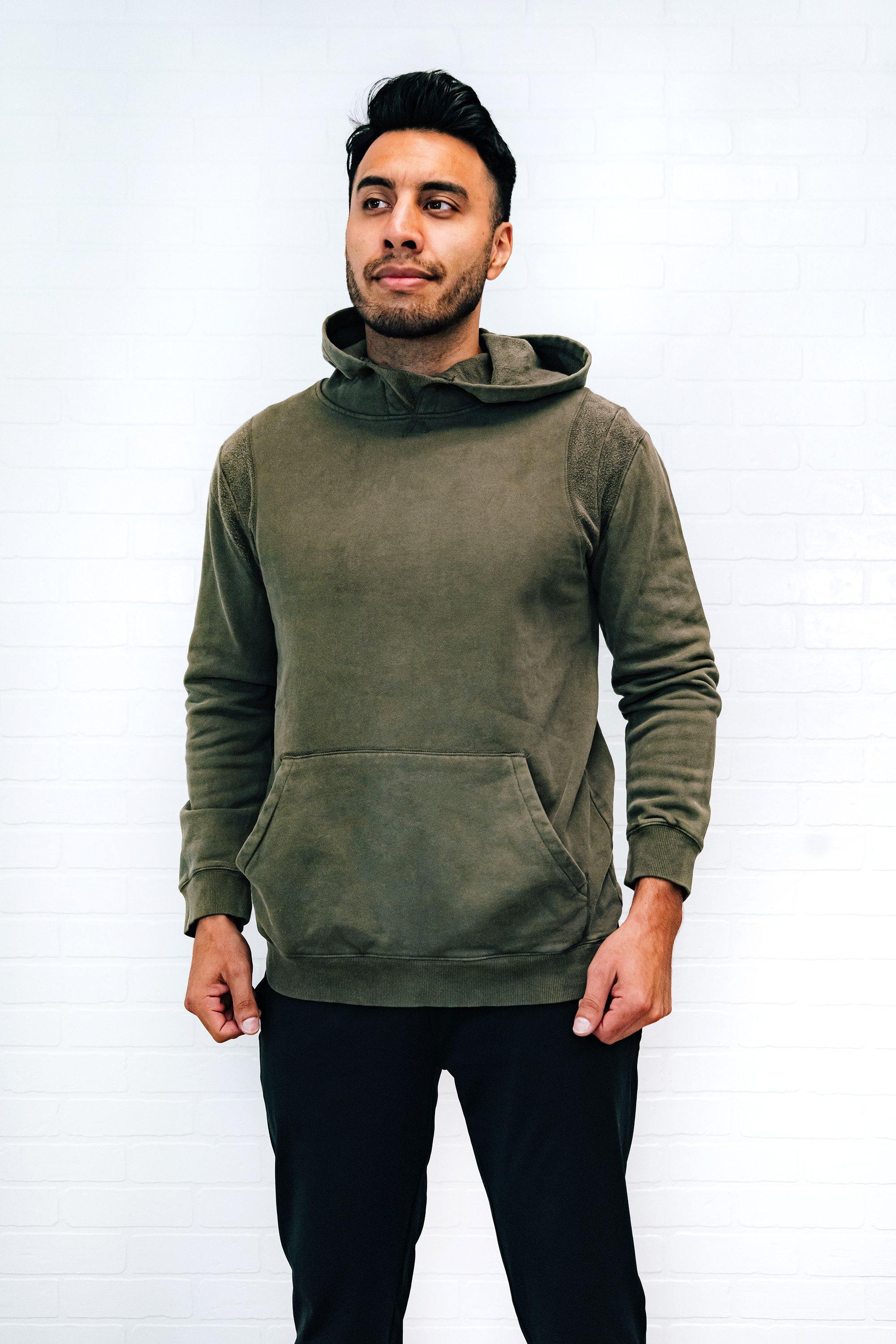 100% Cotton Fleece Heavyweight Hoodie For Men