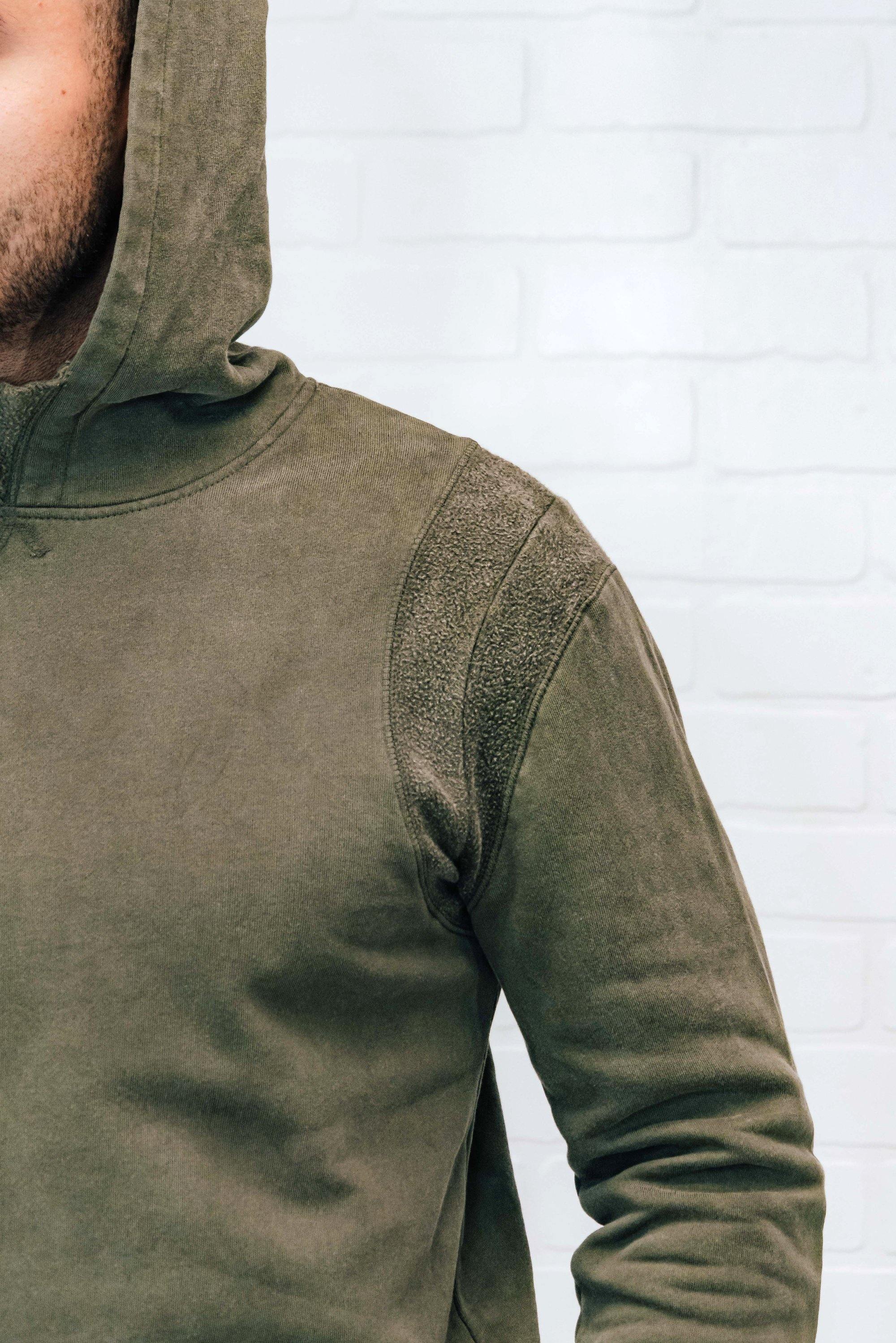 100% Cotton Fleece Heavyweight Hoodie For Men