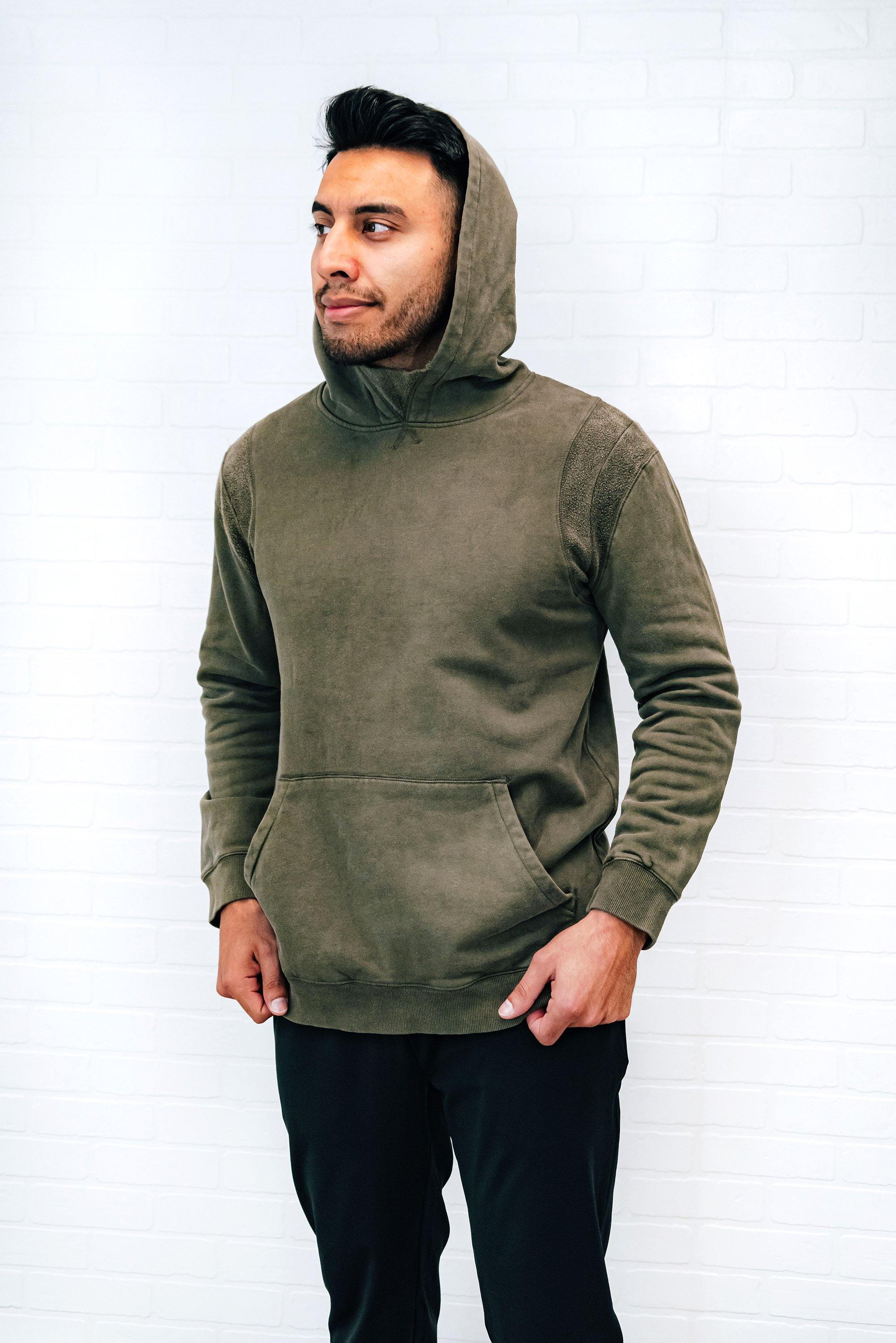 100% Cotton Fleece Heavyweight Hoodie For Men