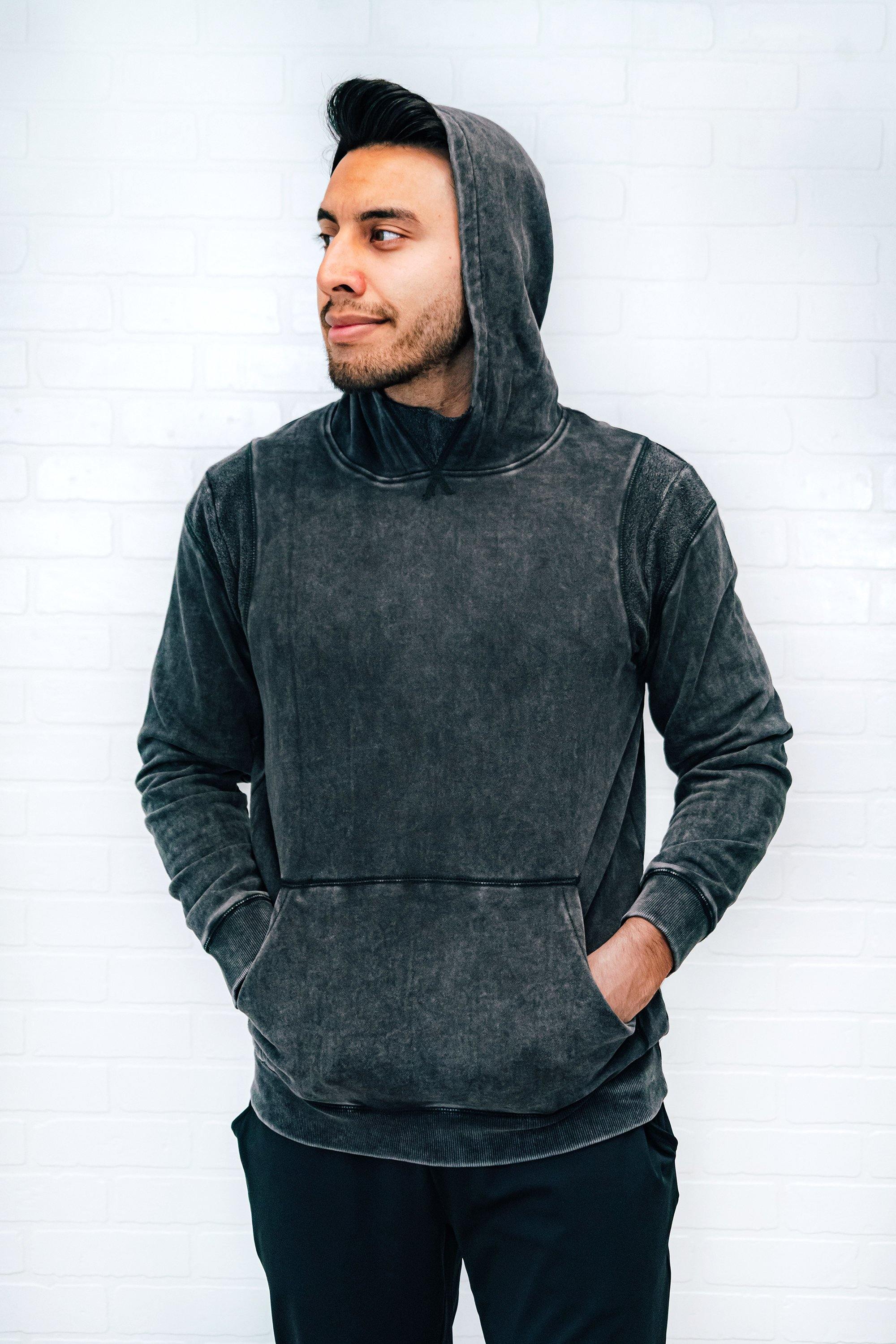 100% Cotton Fleece Heavyweight Hoodie For Men