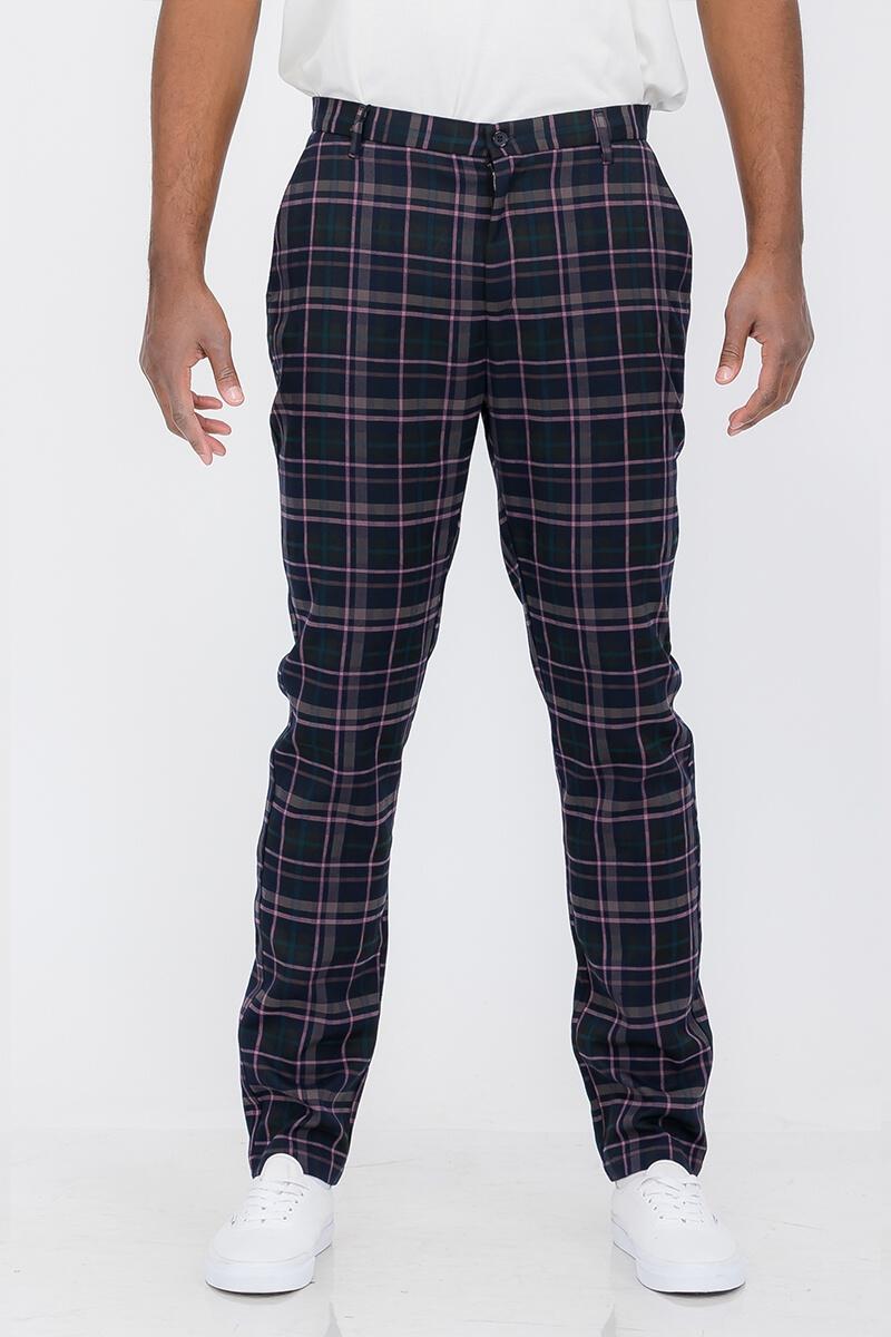 Men's Finn Plaid Trousers