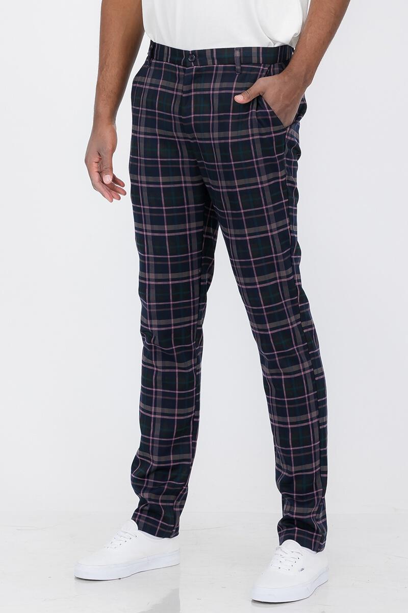 Men's Finn Plaid Trousers