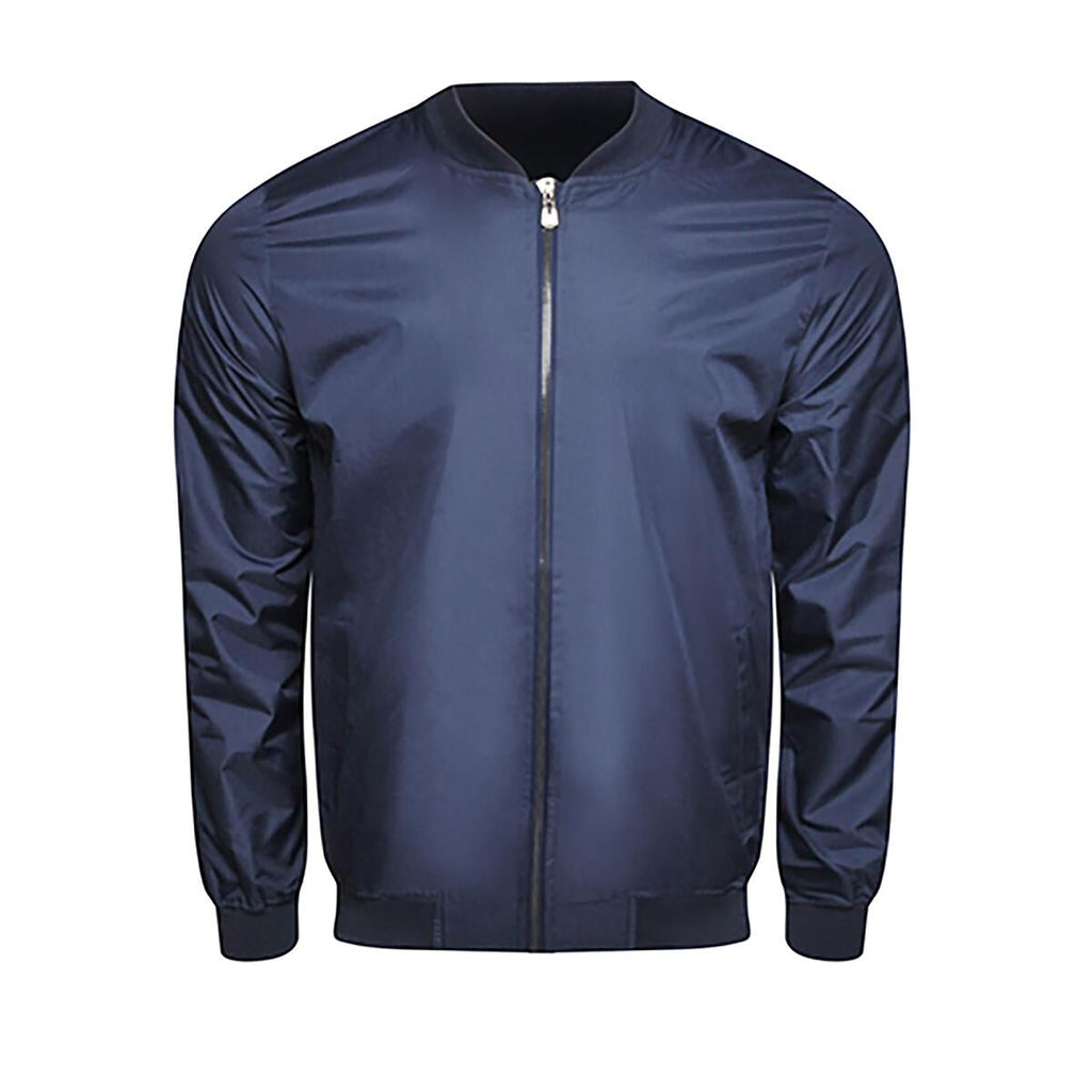 Relaxed Fit Lightweight Bomber Jacket In Navy