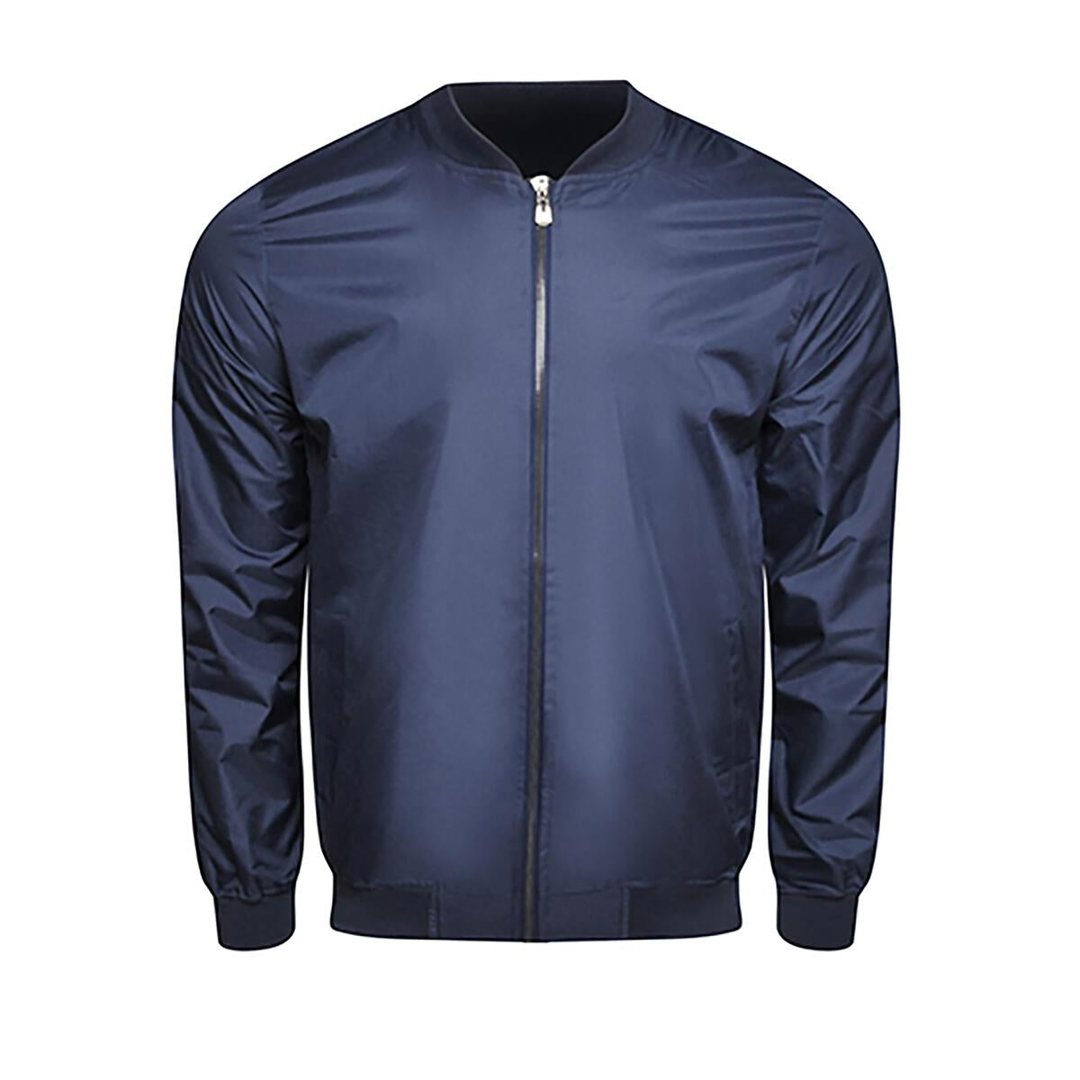 Relaxed Fit Lightweight Bomber Jacket In Navy