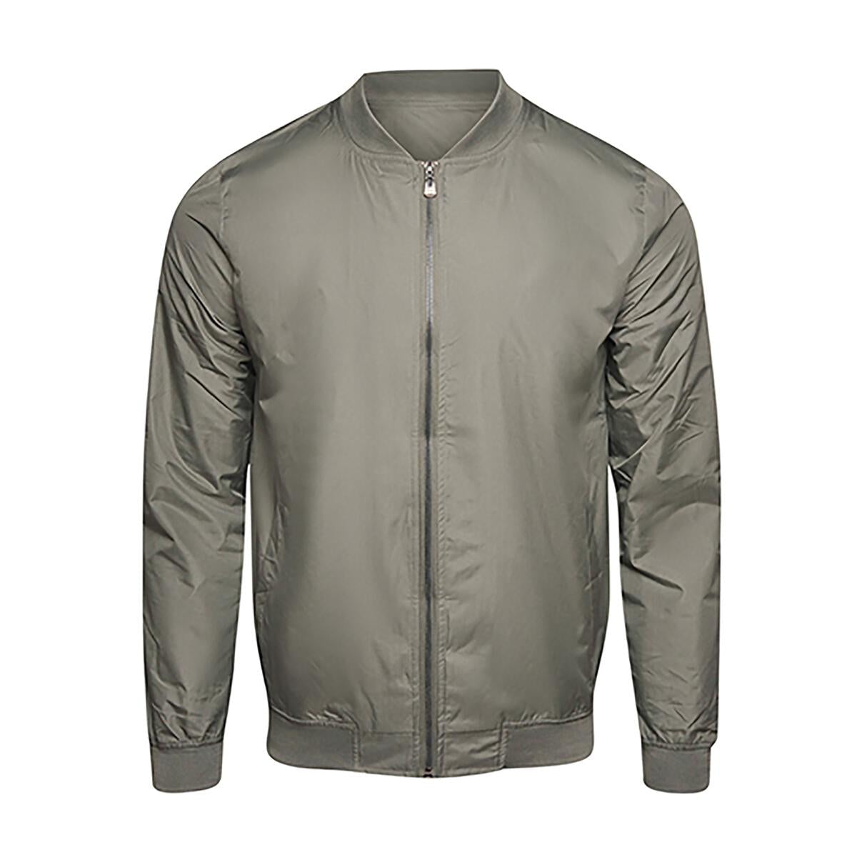Relaxed Fit Lightweight Bomber Jacket In Olive